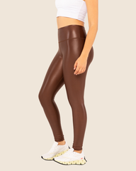 Leggings Básico Metalizado Café