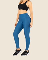 Leggings Básico Azul Petróleo Mate