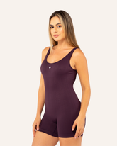 Enterizo Cross Back - Púrpura