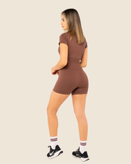 Enterizo Power Zip - Cocoa