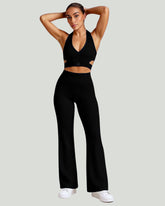 SET Nova Negro - Top + Leggings Bota Campana