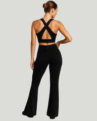 SET Nova Negro - Top + Leggings Bota Campana