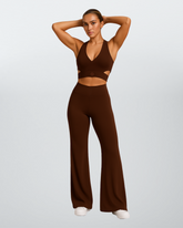 SET Nova Café - Top + Leggings Bota Campana