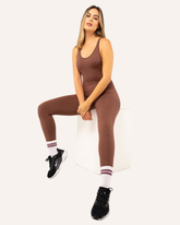 Enterizo Sculpt Fit Largo - Cocoa