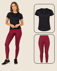 Outfit Completo: Leggings + Camiseta