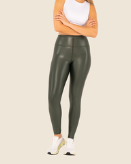 Leggins Efecto Metalizado Verde