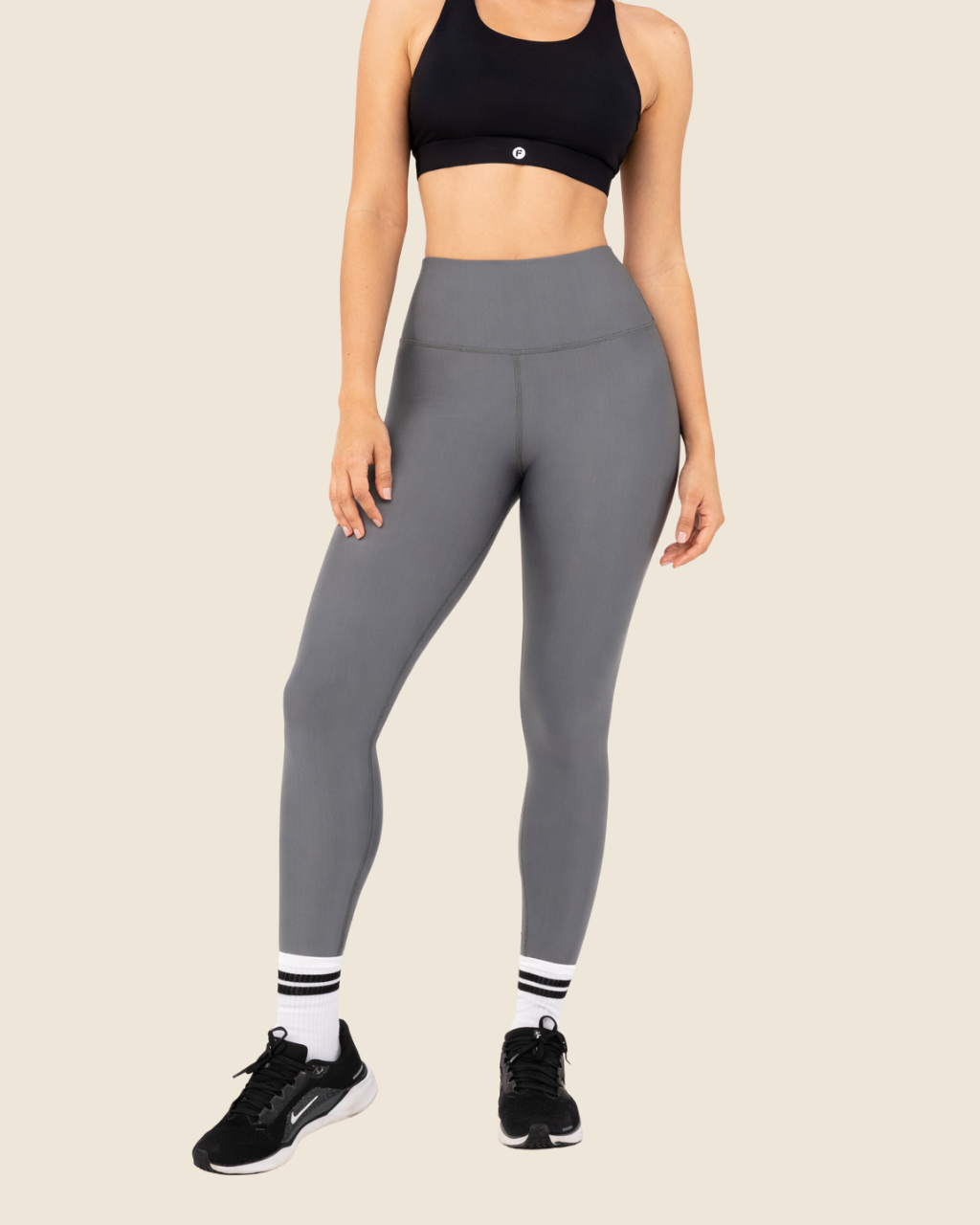 Leggings Básico Gris Oscuro Mate