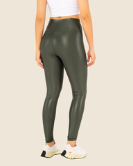 Leggins Efecto Metalizado Verde