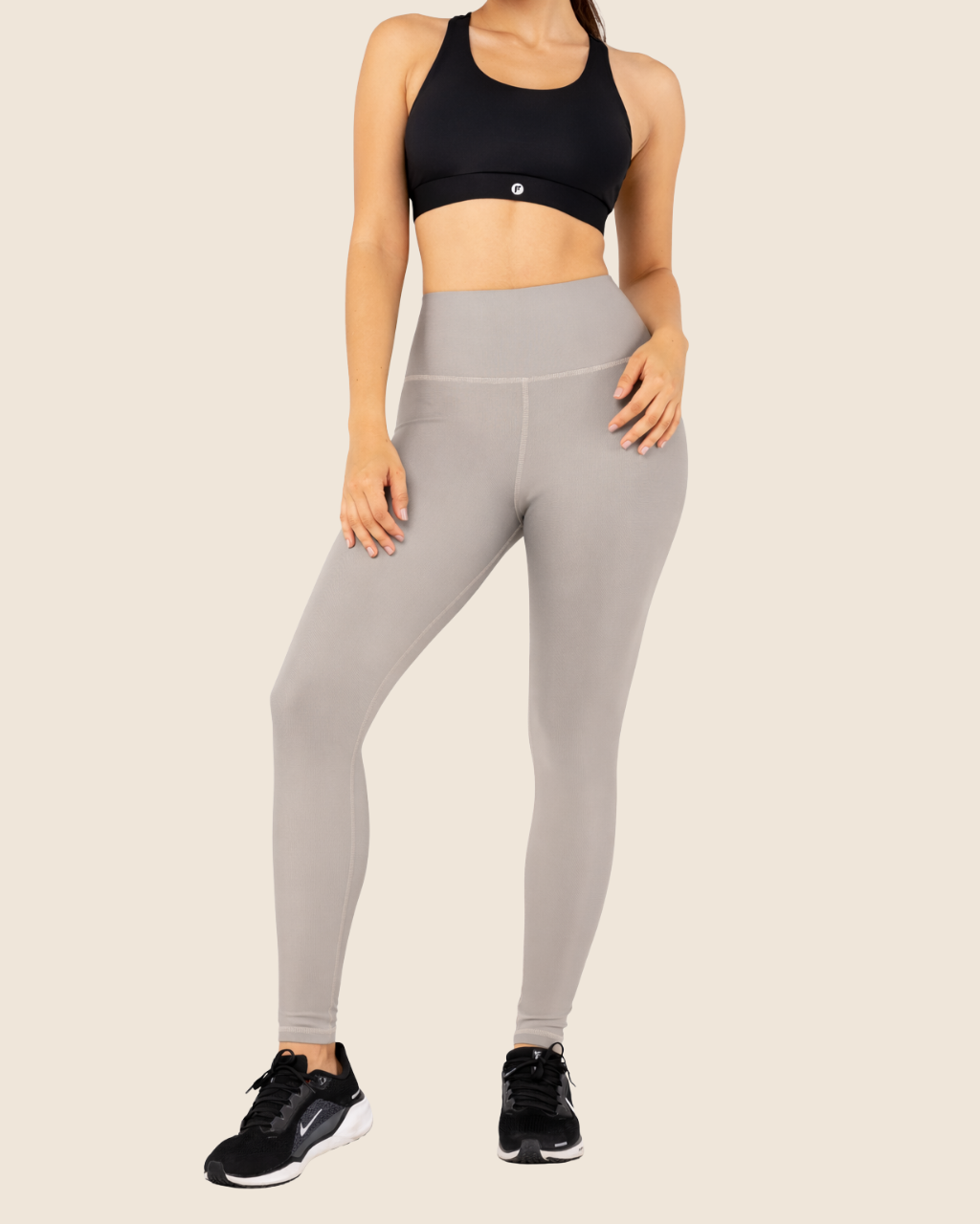 Leggings Básico Gris Medio Mate