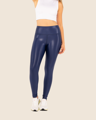 Leggings Básico Metalizado Azul Navy