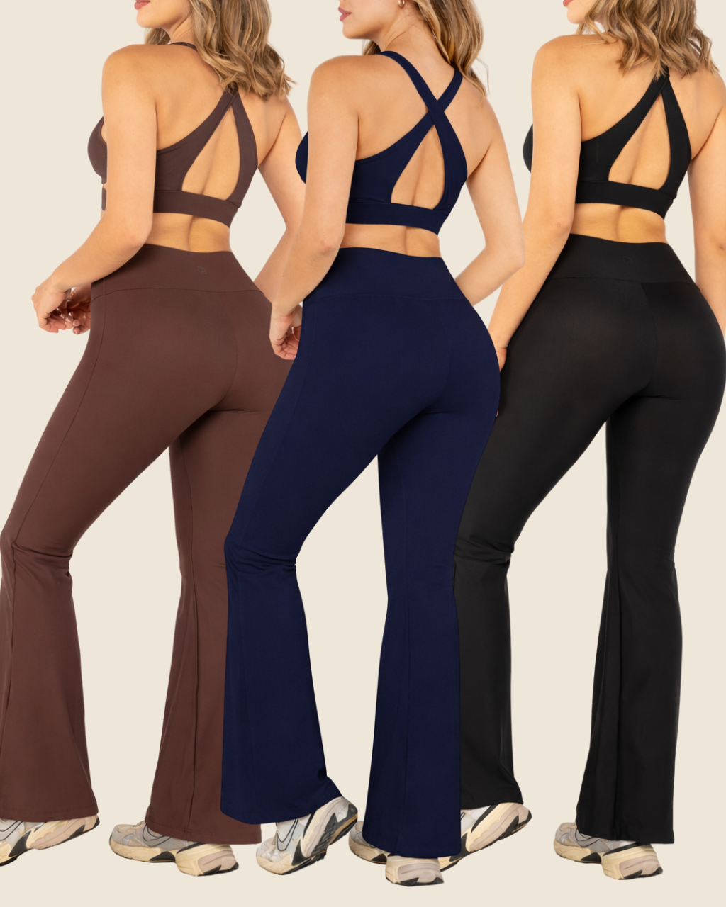 Pack de 3 Leggings Bota Campana Mate + ENVÍO GRATIS