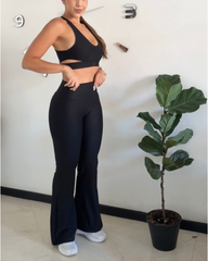 SET Nova Negro - Top + Leggings Bota Campana