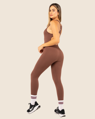 Enterizo Sculpt Fit Largo - Cocoa