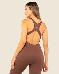 Enterizo Sculpt Fit Largo - Cocoa