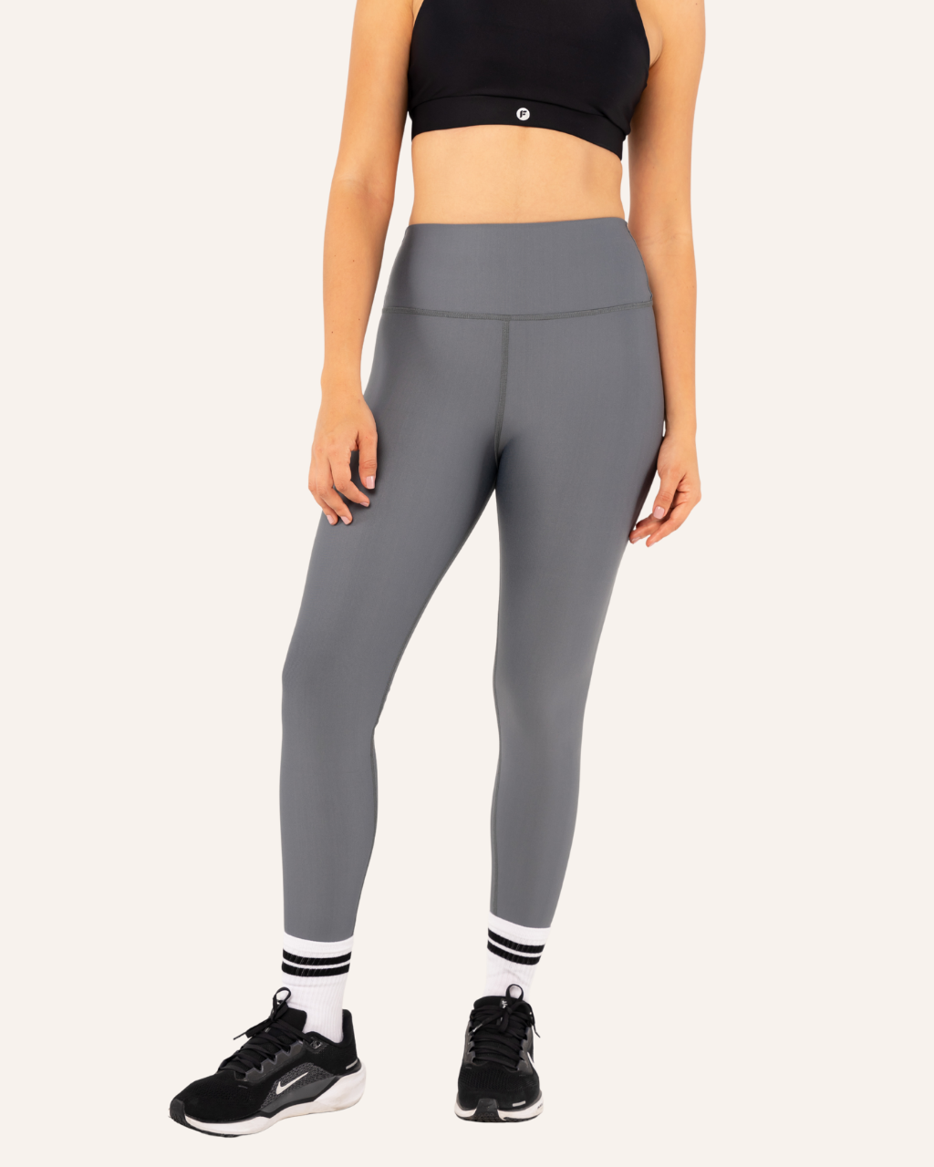 Leggings Básico Gris Oscuro Mate