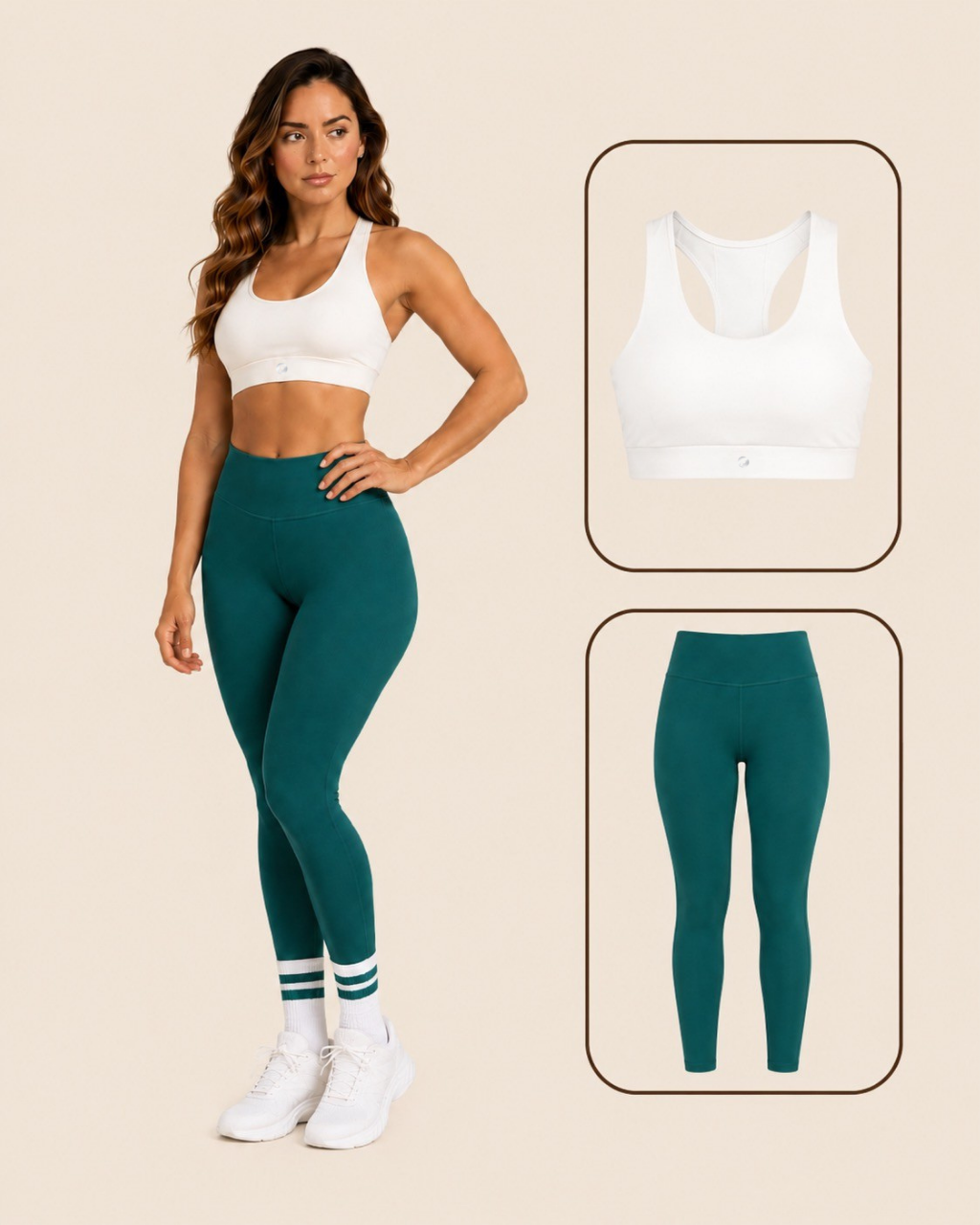 ARMA Tu Outfit Deportivo: Leggings + Top Active